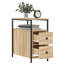 Nedlands 30cm W Manufactured Wood Bedside Table-1375020761