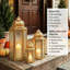Lanterns Moroccan Candle Lanterns Decorative Set of 3 for Floor