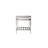 Arverne Stainless Steel Open Console 21" Single Bathroom Vanity Set-24575898