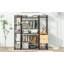 Garde-robe ouverte avec rails suspendus-673259874