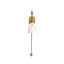 Astrid Sconce-Dark Brown Leather-209480559
