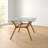 Alxander Glass Top Dining Table