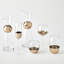 Metallic Orb Drinking Glass