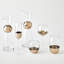 Metallic Orb Highball Glass