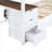 Clean Silhouette Solid Wood Bed Frame Compact Storage Sleeper Bunk Bed with Trundle and Desk Crisp White and Walnut