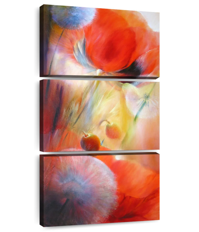 Poppies And Dandelions I