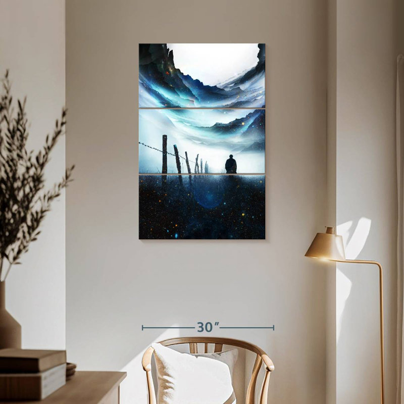 Kelan The Abyss, 57" H x 36" W