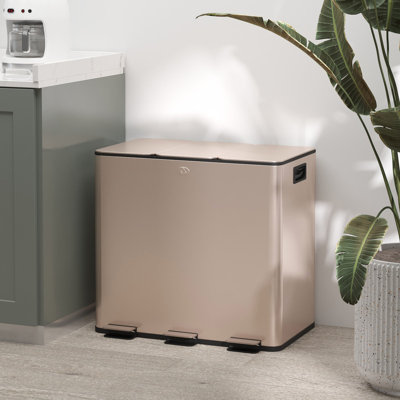 Stainless Steel Kitchen Trash Can