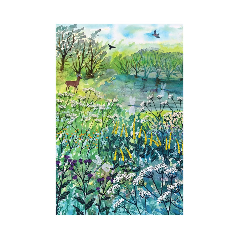 By Tranquil by Jo Grundy - Wrapped Canvas Gallery-Wrapped Canvas Giclée, 66.04 cm H x 45.72 cm W