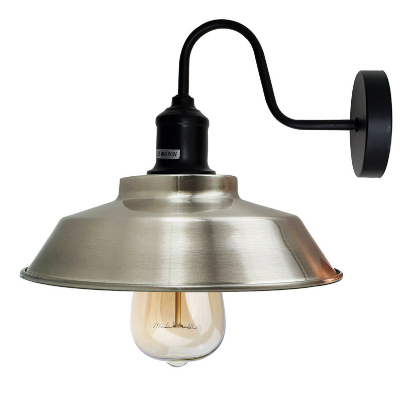 Goodridge Armed Sconce, Satin Nickel