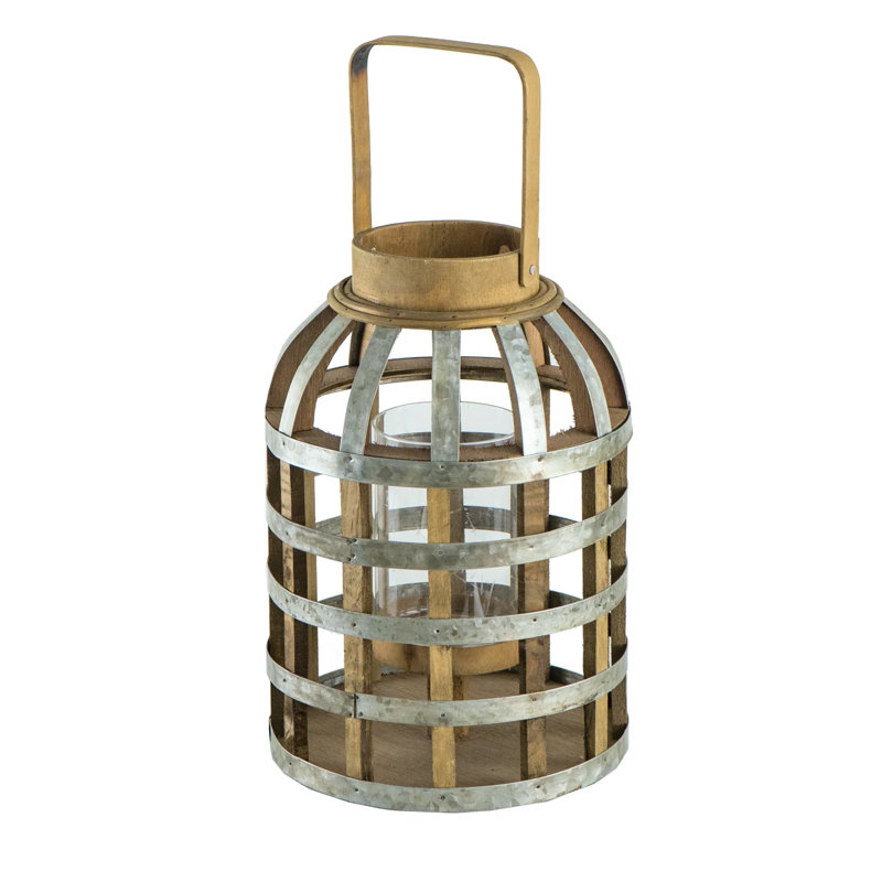 Lanterne de table Trona, H 18,1 po x l 9,5 po x P 9,5 po