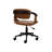 Marcus 360°Swivel Faux Leather Upholstered Home Office Task Desk Chair-951124318