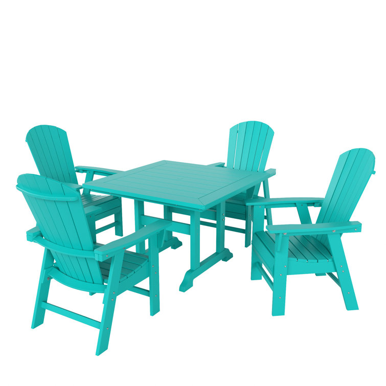 Arnone 4 - Person Patio Dining Set with Square Table