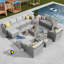 Ensemble de conversation modulaire en rotin avec coussins Paulsen-101699413-101360795-109280739