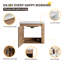 Meuble-lavabo mural 24 po avec lavabo en céramique à une porte-2076333091-2048204934
