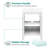Nicklos 24'' Single Bathroom Vanity with Manufactured Wood Top
