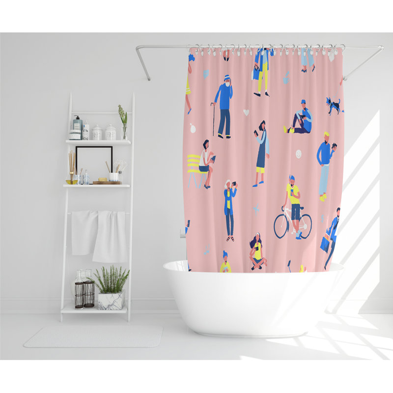 Woking Polyester Shower Curtain Set
