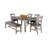  90" Extension 6-Piece Dining Set with Butterfly Leaf-119044961-119044960