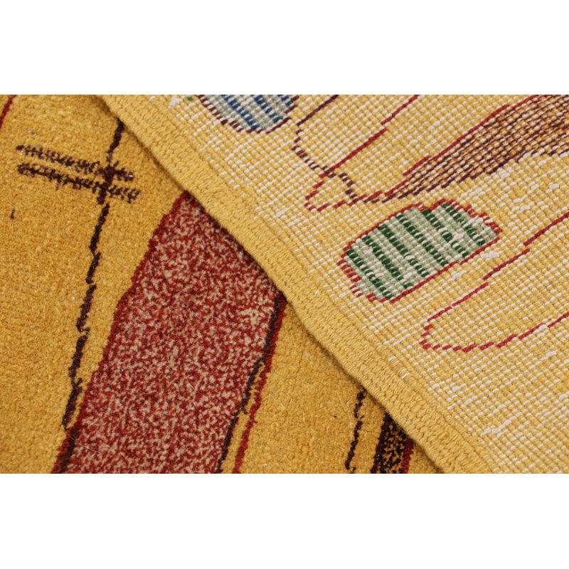 One-of-a-Kind 4'1x7' Hand Knotted Area Rug