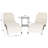 Alois Chaise Lounge Set with Cushion and Table-210628051