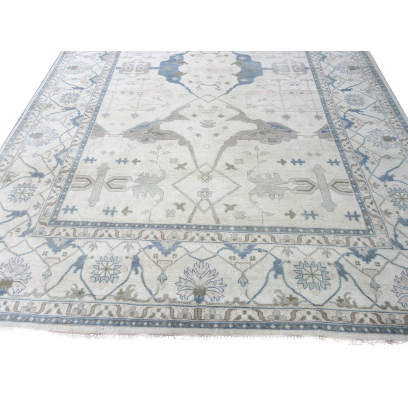 Tapis ivoire 12 x 20 Oushak