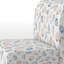 Fauteuil de chambre orange à revêtement animal-1697581471