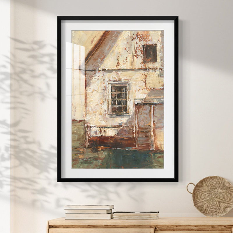 Dreaming II - Toile tendue avec châssis, H 28,5 po x l 20,5 po, Noir