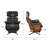 Tufted Swivel Recliner Lounge Chair