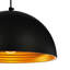 Mini-luminaire suspendu 1 lumière avec finition noire-183874629
