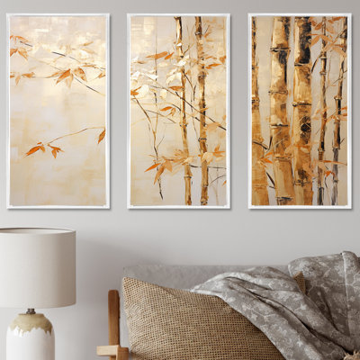 «Blue Mom and Zen Zen Moment», ensemble d'art mural sur toile en bambou
