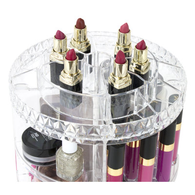 Organisateur de maquillage rotatif