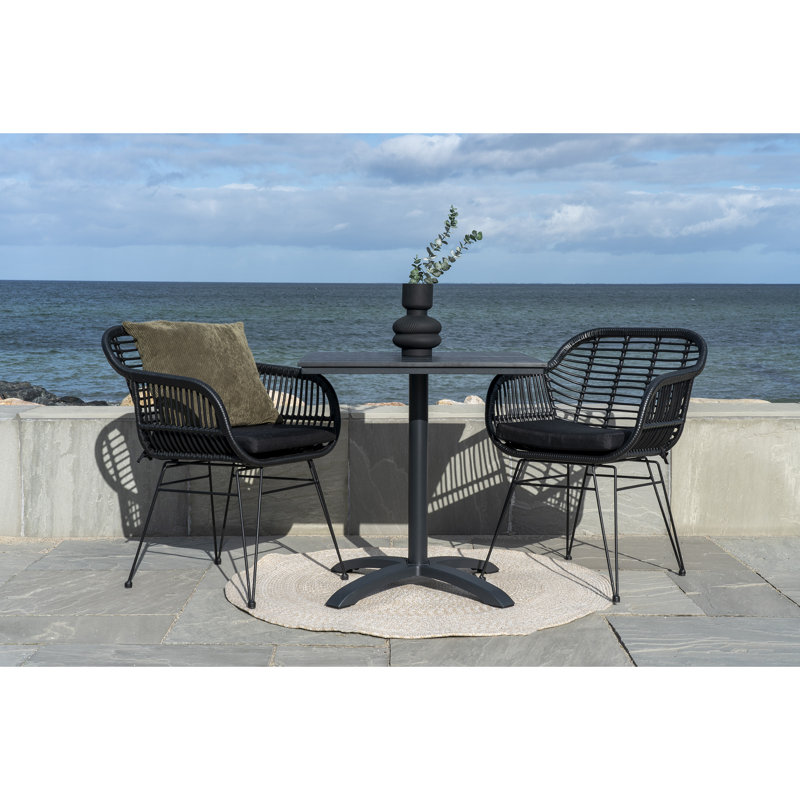 Saya Square Outdoor Dining Table - 70 cm W 70 cm D