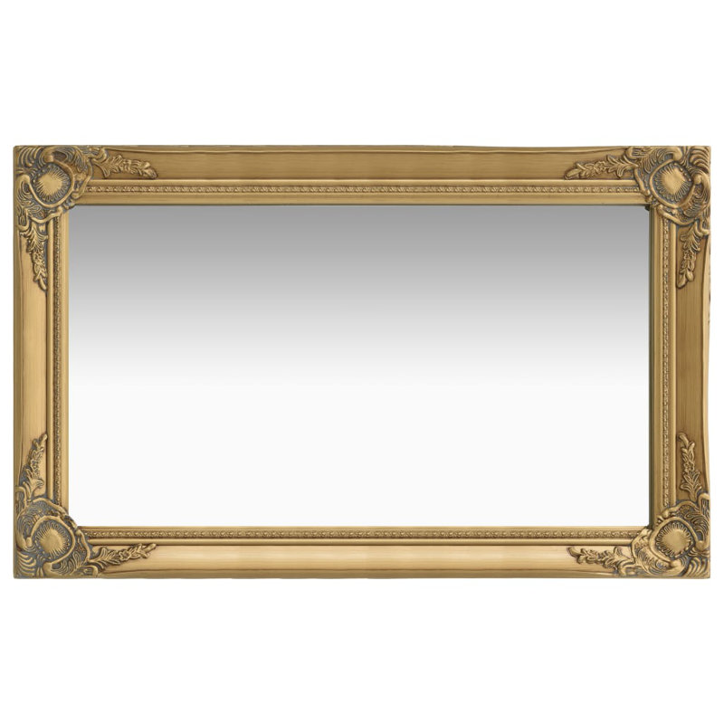 Ginter Rectangle Mirror, 50cm H x 80cm W, Gold