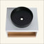Meuble-lavabo flottant avec lavabo vasque, meuble-lavabo mural avec rangement ouvert, finition avec comptoir durable, conception moderne peu encombrante (livré dans 2 boîtes)-659365410