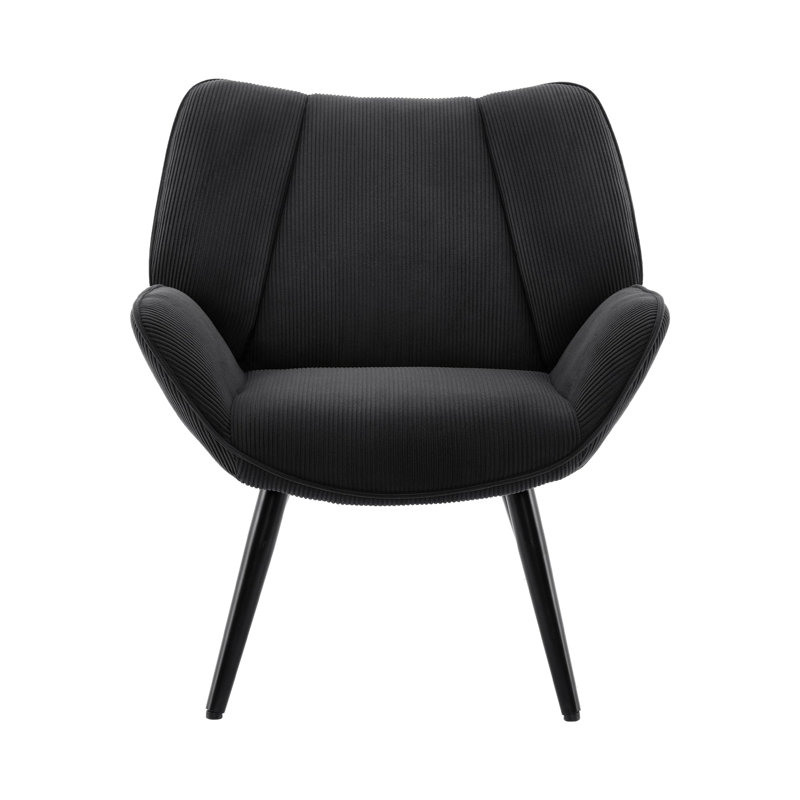 Upholstered Accent Chair, Gray