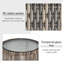 Aalijah 2 - Person Patio Dining Set with Round Table , Cushions Included-67202461