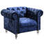 Chaise en velours Anina (chaise incluse seulement)
