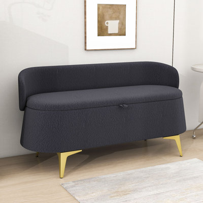 Calyx Multi-functional long rectangular bed end storage bench -  Everly Quinn, C69F4E823D69469EA8C95185DB433912