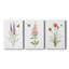 Wildflower Botanical I - Toile tendue avec châssis sur mesure - 3 pièces-996571610