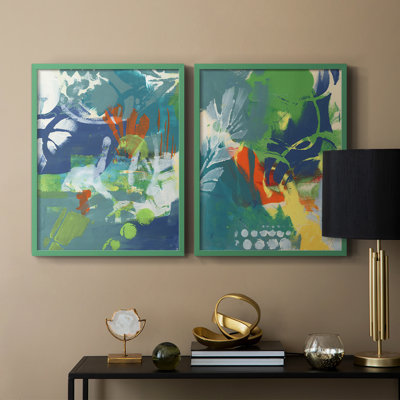 Tropical Graphics I-Premium Framed Print -Ready to Hang - No Nails Required - No Nails Required