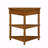 33.8'' Small Triangle Corner Table, Wooden Corner Side Table For Small Spaces/ Living Room, 3 Tier End Corner Table With Solid Wooden Legs