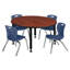 Ensemble de table de salle à manger et de chaises 12 po Kee-93832789-73411890-73411883