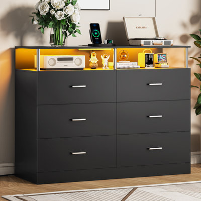 Tomiah 47.2'' W 6 - Drawer Dresser