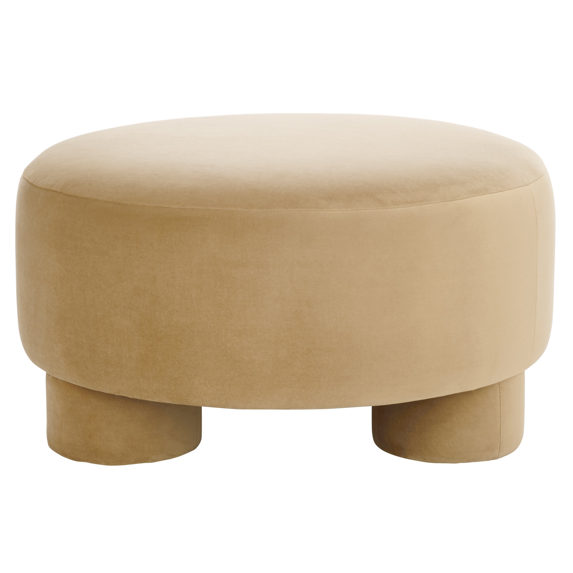 Josie Cocktail Ottoman, Tan