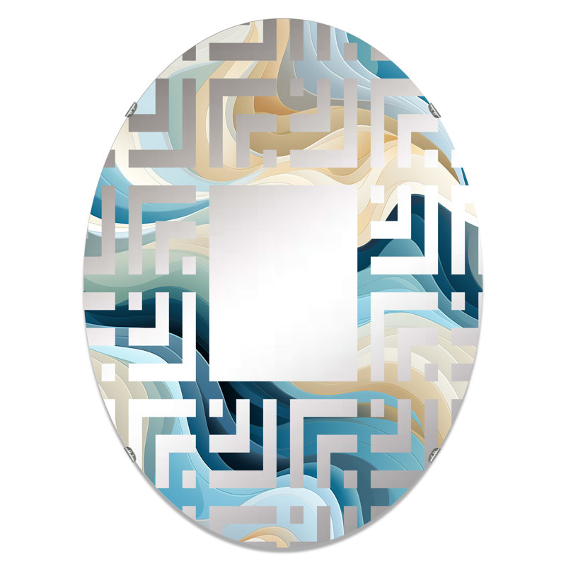 Miroir décoratif Coastal Harmony - Maze, L 20 po x H 30 po