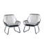 Chaise de patio avec coussins Malgadey