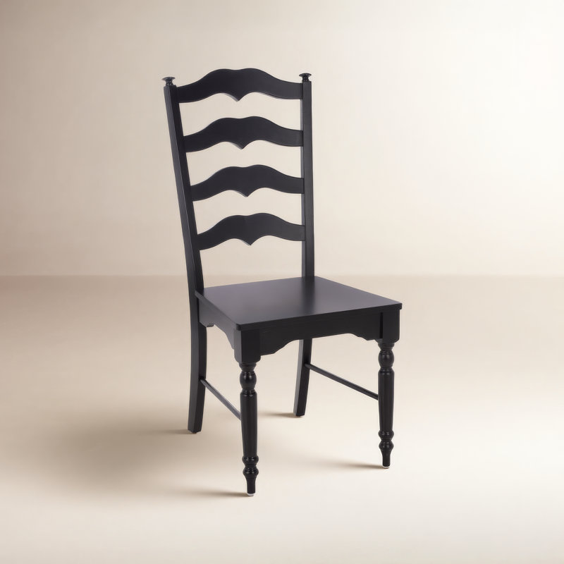 Chaise d'appoint Visalia Tavin, Noir