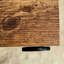 Table basse avec accessoire en bois captivant - 39,25 x 23,06 x 12,02 pouces de texture moderne pour un look contemporain