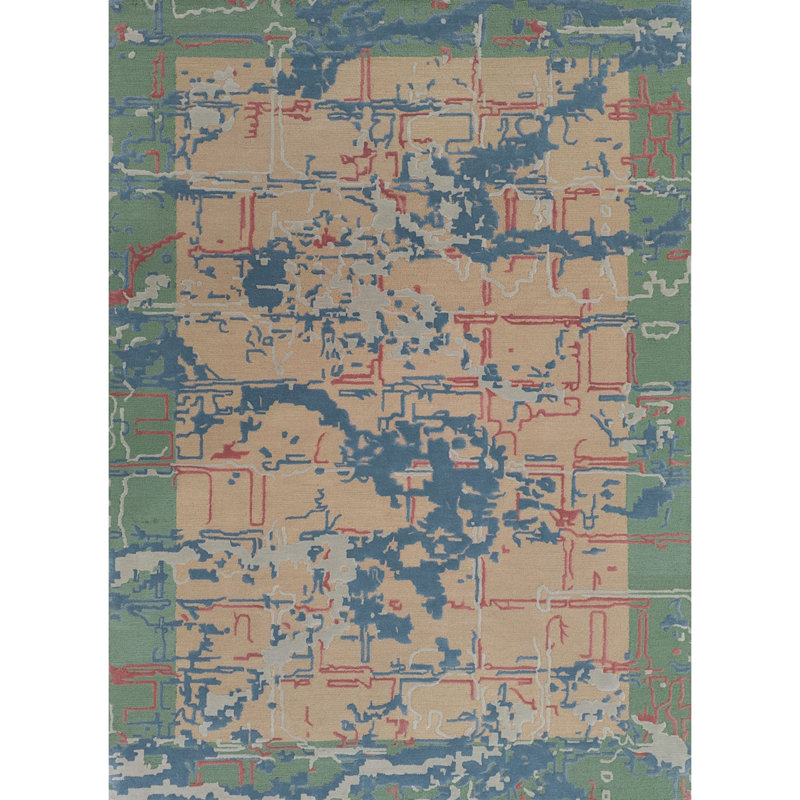Tapis en laine touffeté à la main Great Bay Great Bay, 8 pi x 11 pi
