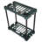 Stalwart Garden Tool Organizer - Utility Rack Maximizes Yard Tool Storage - Garage Space Saver